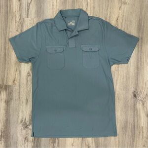 Under Armour Golf Polo Men’s HeatGear Performance Short Sleeve Shirt Blue Size M